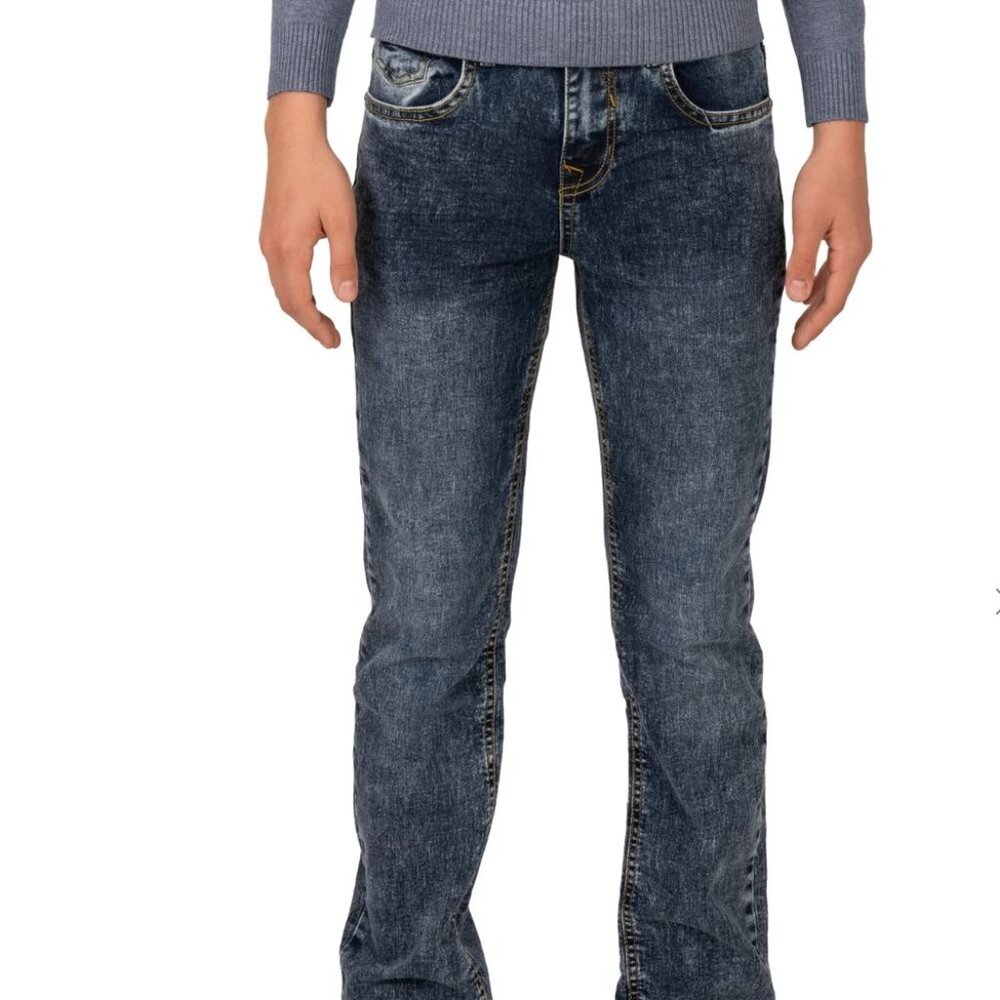 X RAY Boy's Slim Fit Tint Washed Denim Pants Size 8